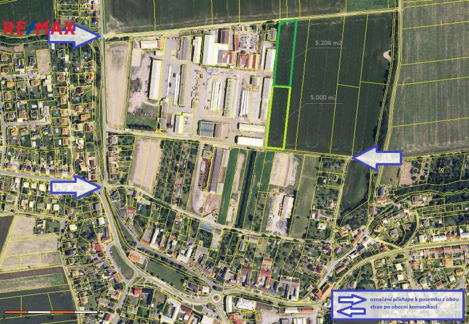 Prodej zemědělské půdy, Dolany, 5206 m2