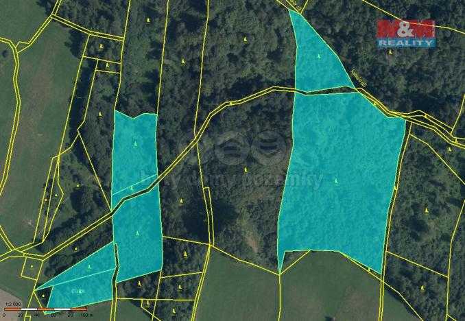 Prodej lesa, Horní Studénky, 78705 m2