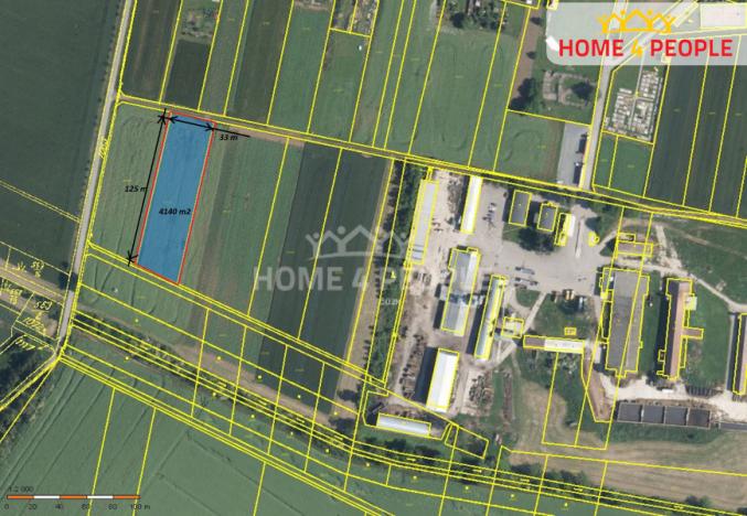 Prodej pozemku pro komerční výstavbu, Mašovice, 4140 m2