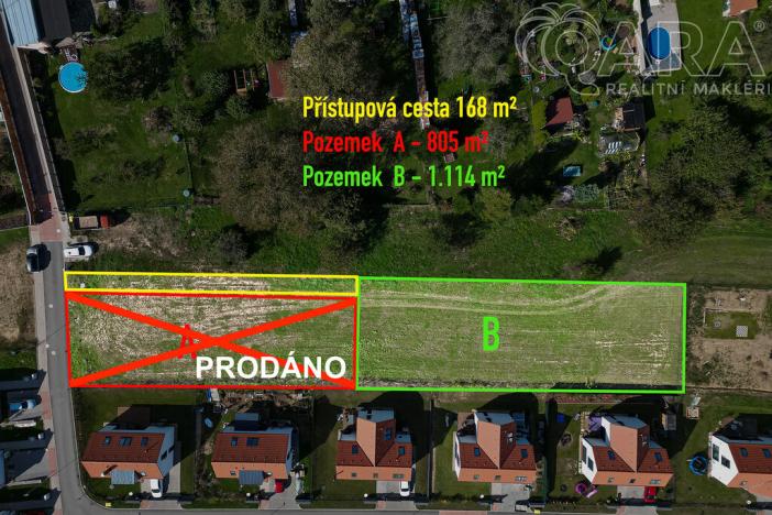 Prodej pozemku pro bydlení, Račice-Pístovice - Račice, 1282 m2