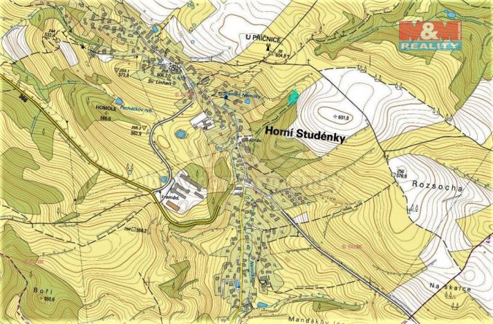 Prodej trvalého travního porostu, Horní Studénky, 1864 m2