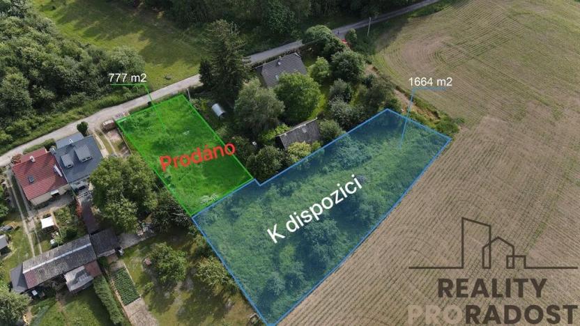 Prodej pozemku pro bydlení, Grygov, 1660 m2