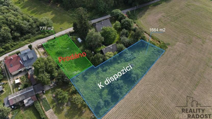 Prodej pozemku pro bydlení, Grygov, 1660 m2