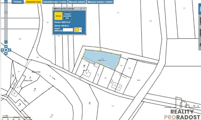 Prodej pozemku pro bydlení, Grygov, 1660 m2