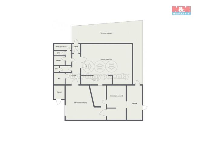 Prodej restaurace, Těmice, 165 m2