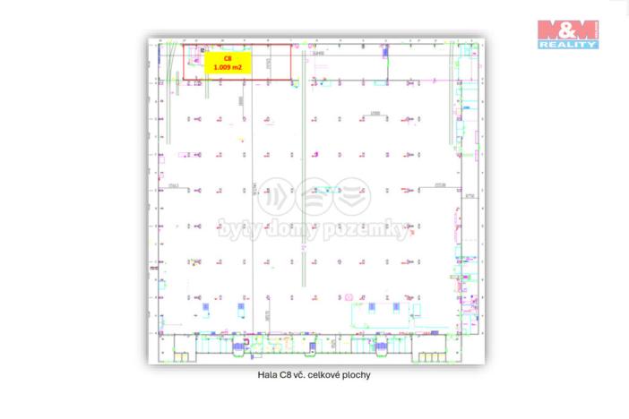 Pronájem výrobních prostor, Plzeň - Skvrňany, Na Pomezí, 1009 m2