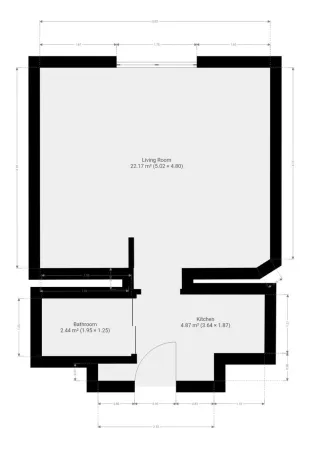 Pronájem bytu 1+kk, Praha - Vinohrady, Na Folimance, 32 m2