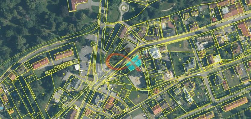 Pronájem pozemku pro komerční výstavbu, Rožnov pod Radhoštěm, Palackého, 405 m2