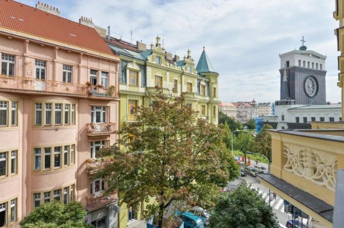 Pronájem bytu 3+kk, Praha - Vinohrady, náměstí Jiřího z Poděbrad, 93 m2