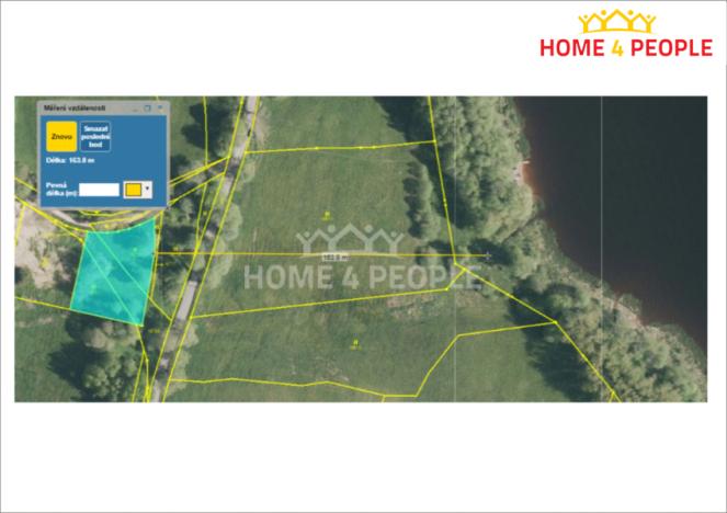 Prodej pozemku pro bydlení, Horní Planá, 1521 m2