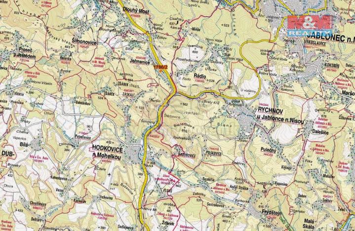 Prodej trvalého travního porostu, Jeřmanice, 2727 m2