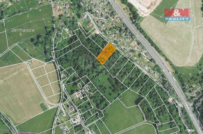 Prodej trvalého travního porostu, Jeřmanice, 2727 m2