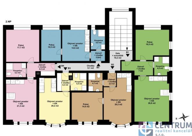 Prodej činžovního domu, Jablonec nad Nisou, Jugoslávská, 1404 m2