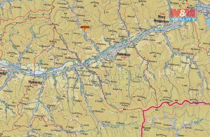 Prodej trvalého travního porostu, Halenkov, 12023 m2