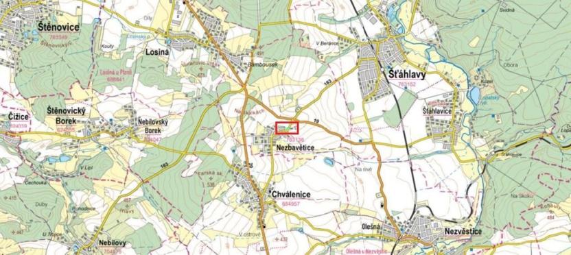 Prodej pozemku pro bydlení, Nezbavětice, 1406 m2