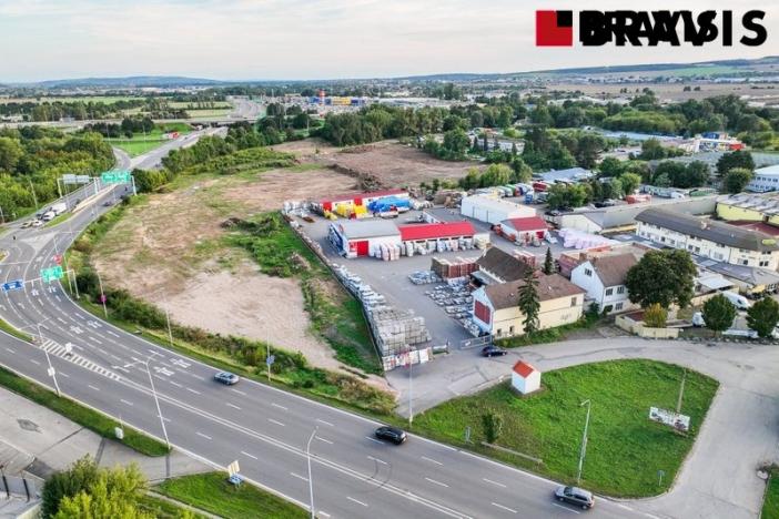 Pronájem pozemku pro komerční výstavbu, Brno, Kaštanová, 800 m2