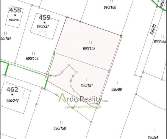 Prodej pozemku pro bydlení, Horní Planá, Nad Hřištěm, 690 m2