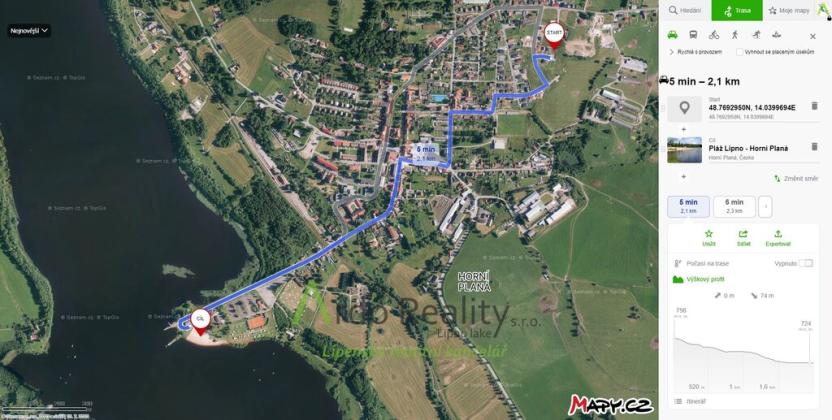 Prodej pozemku pro bydlení, Horní Planá, Nad Hřištěm, 690 m2