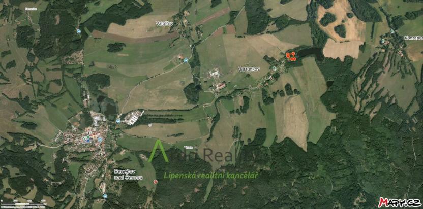 Prodej pozemku pro bydlení, Benešov nad Černou - Hartunkov, 5446 m2