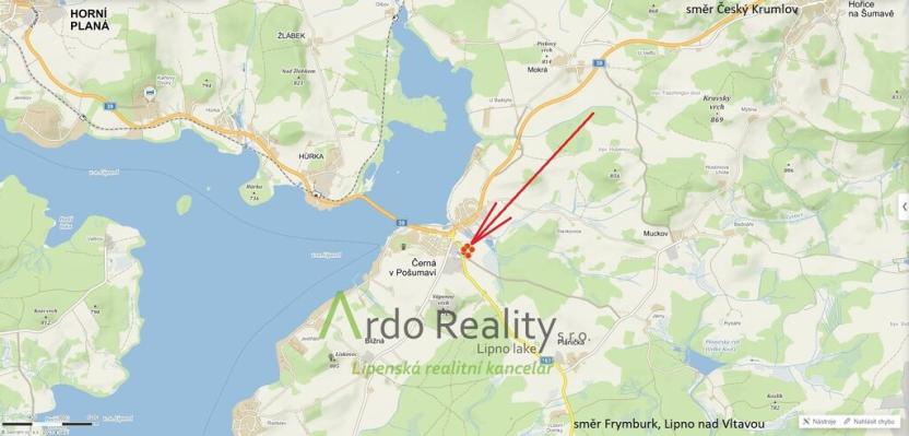 Prodej pozemku pro komerční výstavbu, Černá v Pošumaví, 7000 m2