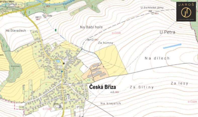 Prodej pole, Česká Bříza, 64345 m2