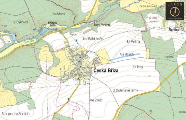 Prodej pole, Česká Bříza, 64345 m2