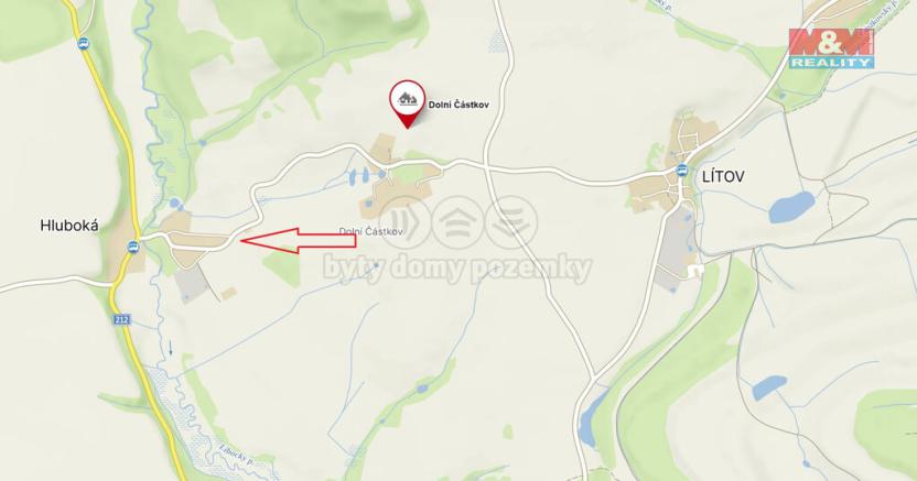 Prodej zahrady, Milhostov, 2205 m2