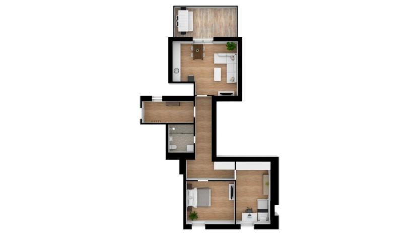 Prodej bytu 3+kk, Křišťanov - Arnoštov, 84 m2