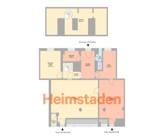 Pronájem obchodního prostoru, Havířov - Město, Hlavní třída, 177 m2