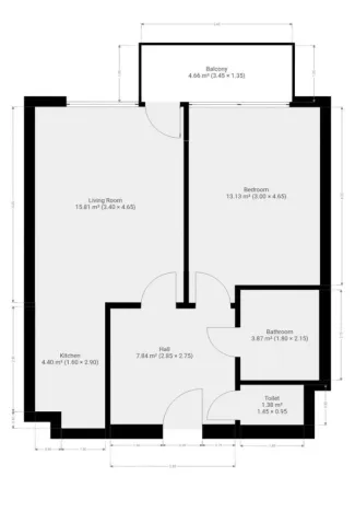 Pronájem bytu 1+1, Praha - Holešovice, U měšťanského pivovaru, 47 m2