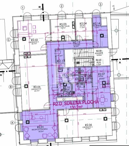 Pronájem ordinace, Liberec, nám. Soukenné, 45 m2
