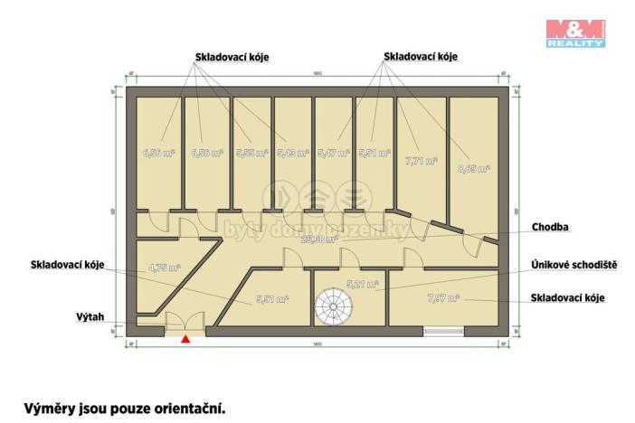 Pronájem skladu, Plzeň - Východní Předměstí, Americká, 8 m2