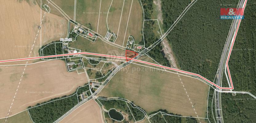 Prodej trvalého travního porostu, Krsy, 1072 m2