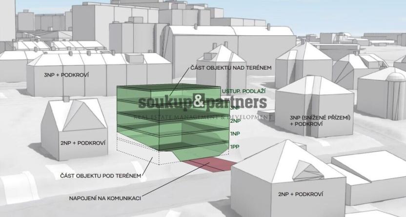 Prodej pozemku pro bydlení, Praha - Prosek, 955 m2