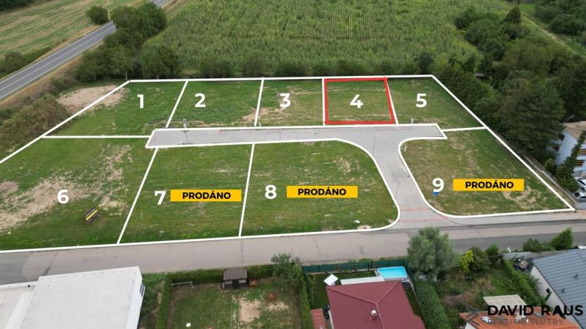 Prodej pozemku pro bydlení, Rajhrad, Štefánikova, 577 m2