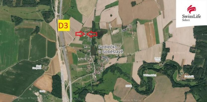 Prodej pozemku pro bydlení, Sedlečko u Soběslavě, 1171 m2
