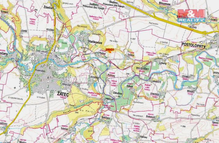 Prodej zemědělské půdy, Staňkovice, 7642 m2