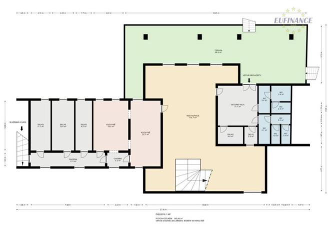 Prodej obchodního prostoru, Kralupy nad Vltavou, Hostivítova, 485 m2