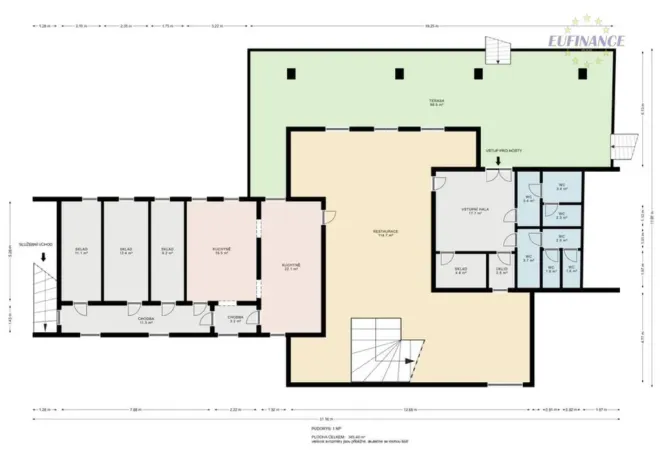 Prodej obchodního prostoru, Kralupy nad Vltavou, Hostivítova, 485 m2