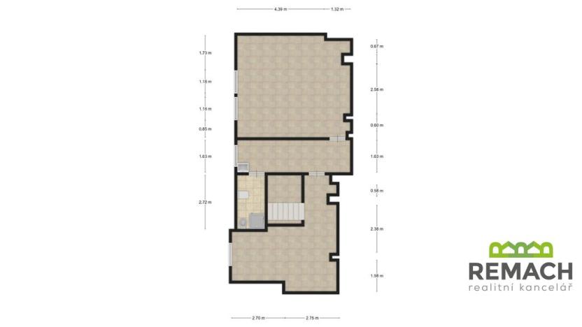 Pronájem obchodního prostoru, Uherské Hradiště, Šromova, 125 m2