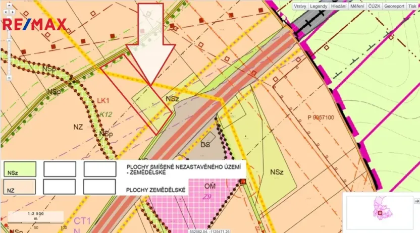 Prodej zemědělské půdy, Bystročice, 7076 m2