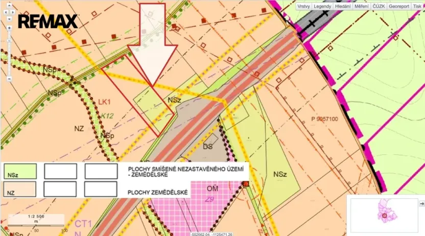 Prodej zemědělské půdy, Bystročice, 7076 m2