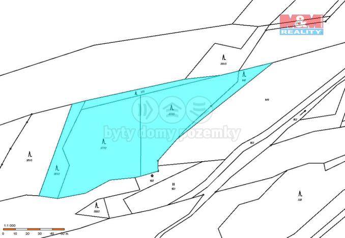 Prodej lesa, Olšany, 8828 m2