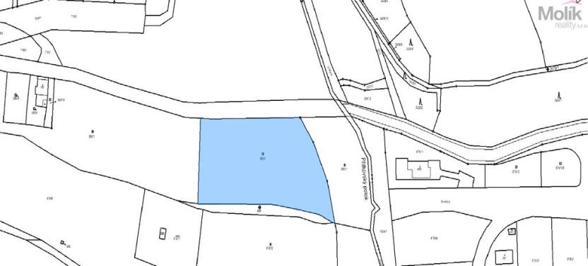Prodej pozemku pro bydlení, Krupka - Vrchoslav, Slunečná, 6694 m2