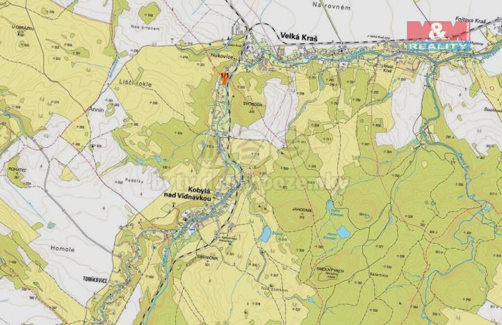 Prodej lesa, Kobylá nad Vidnavkou, 446 m2
