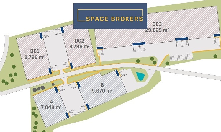 Pronájem skladu, Myslinka, 4300 m2