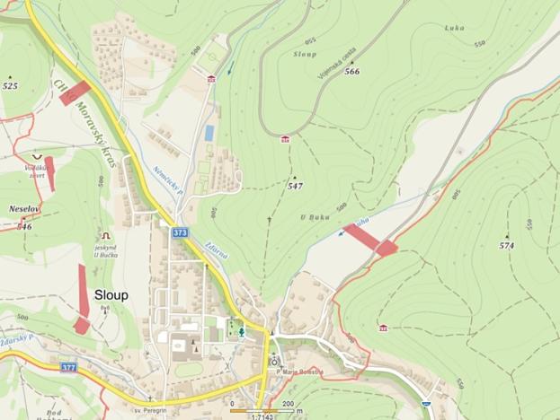 Prodej trvalého travního porostu, Sloup, 41702 m2