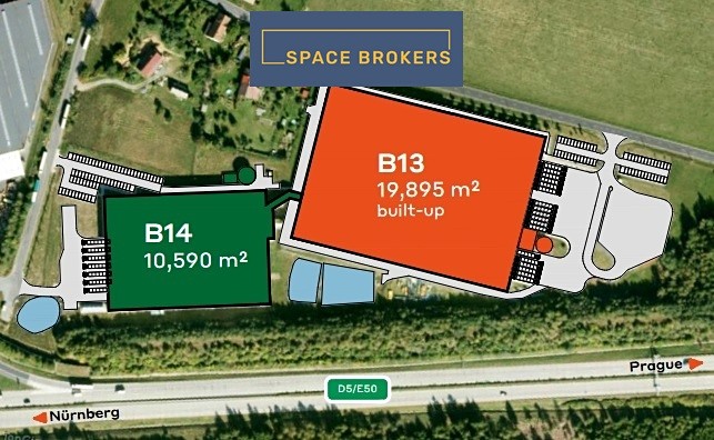 Pronájem skladu, Bor, 10105 m2