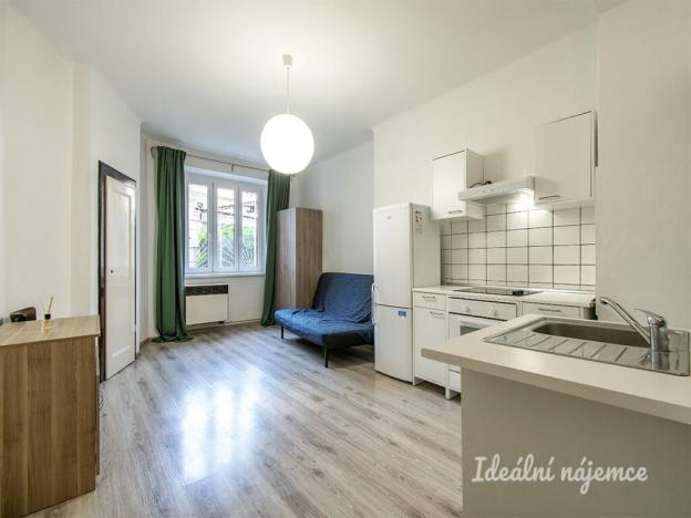 Pronájem bytu 1+kk, Praha - Michle, Adamovská, 25 m2