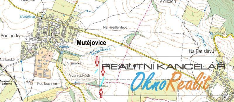 Prodej zemědělské půdy, Mutějovice, 2073 m2